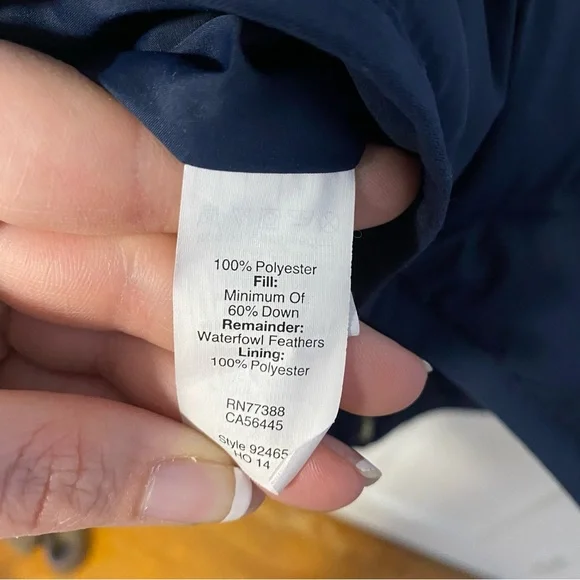 J. Crew Factory Navy Quilted Puffer Vest - Picture 5 of 5